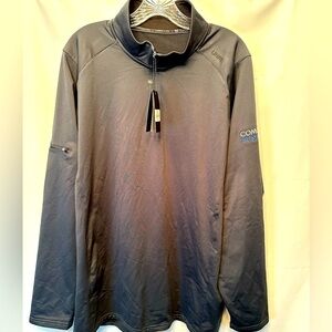 NWT UNRL Elite Quarter Zip II Pullover Men's 3XL Obsidian Gray Branded